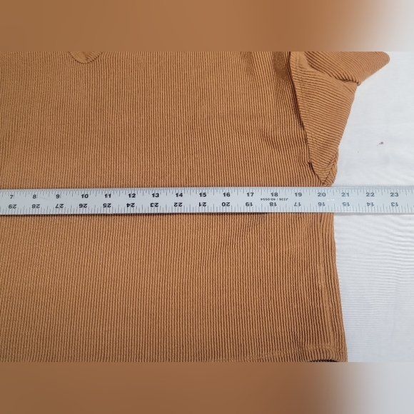 Billabong Mai Tai Rib Knit Long Sleeve Crop Top Womens Size Medium - Picture 11 of 11